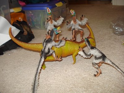 Bullyland Velociraptor Dinosaur Toys