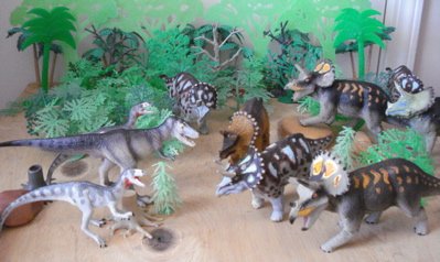 Carnegie Triceratops Dinosaur Toys