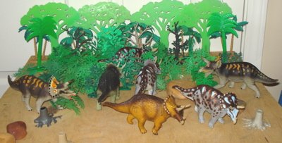 Carnegie Triceratops Dinosaur Toys