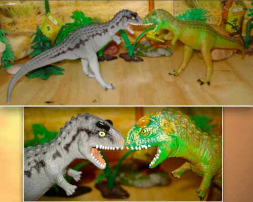 Dinosaur Toys, Carnegie Collection, Carnotaurus, 1996