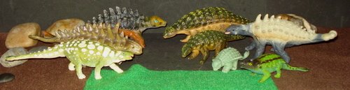 Ankylosaurus, Carnegie Collection, MARX, Dinosaur Toys