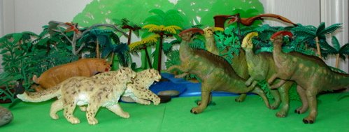 parasaurolophus, carnegie collection, smilodon, Dinosaur Toys