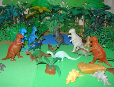 MPC Allosaurus Dinosaur Toys