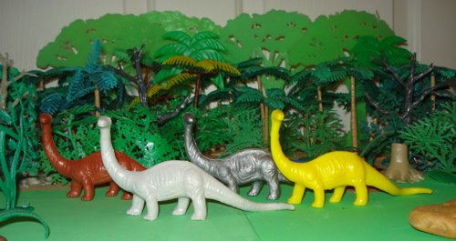 MPC Brontosaurus Dinosaur Toys