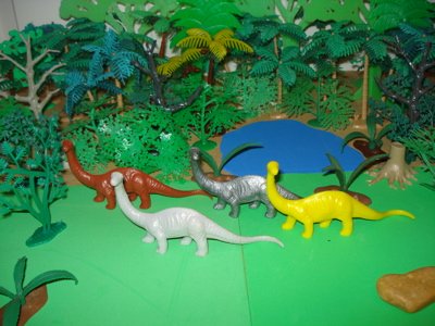 MPC Brontosaurus Dinosaur Toys