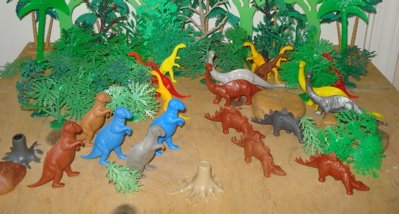 MPC figures Dinosaur Toys