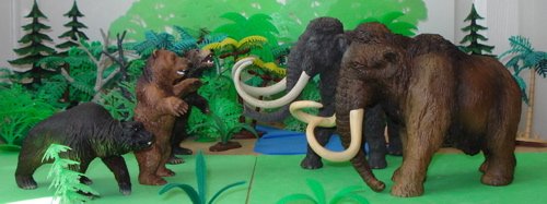 Mammoth, Papo, Schleich, Dinosaur Toys