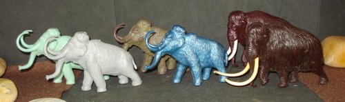 Mammoth, Marx, Invcta, MPC, Dinosaur Toys