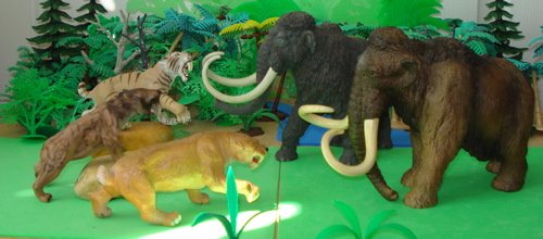 Mammoth, Safari, Papo, Dinosaur Toys
