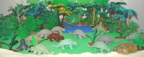 Marx Ankylosaurus Dinosaur Toys