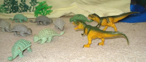 Marx Ankylosaurus Dinosaur Toys