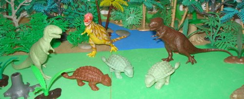 Marx Ankylosaurus Dinosaur Toys