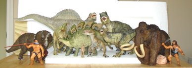 Papo Dinosaur Toys, Allosaurus, Tyrannosaurus