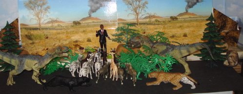 Papo, Allosaurus, Britains, obama, Dinosaur Toys