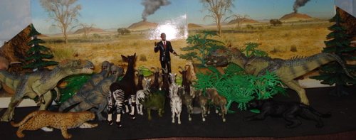 Papo, Allosaurus, Britains, Obama, Dinosaur Toys