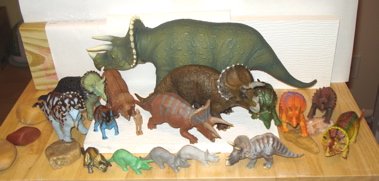 big triceratops toy