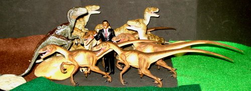 Obama, Safari Ltd, Papo,  Velociraptor, Dinosaur Toys